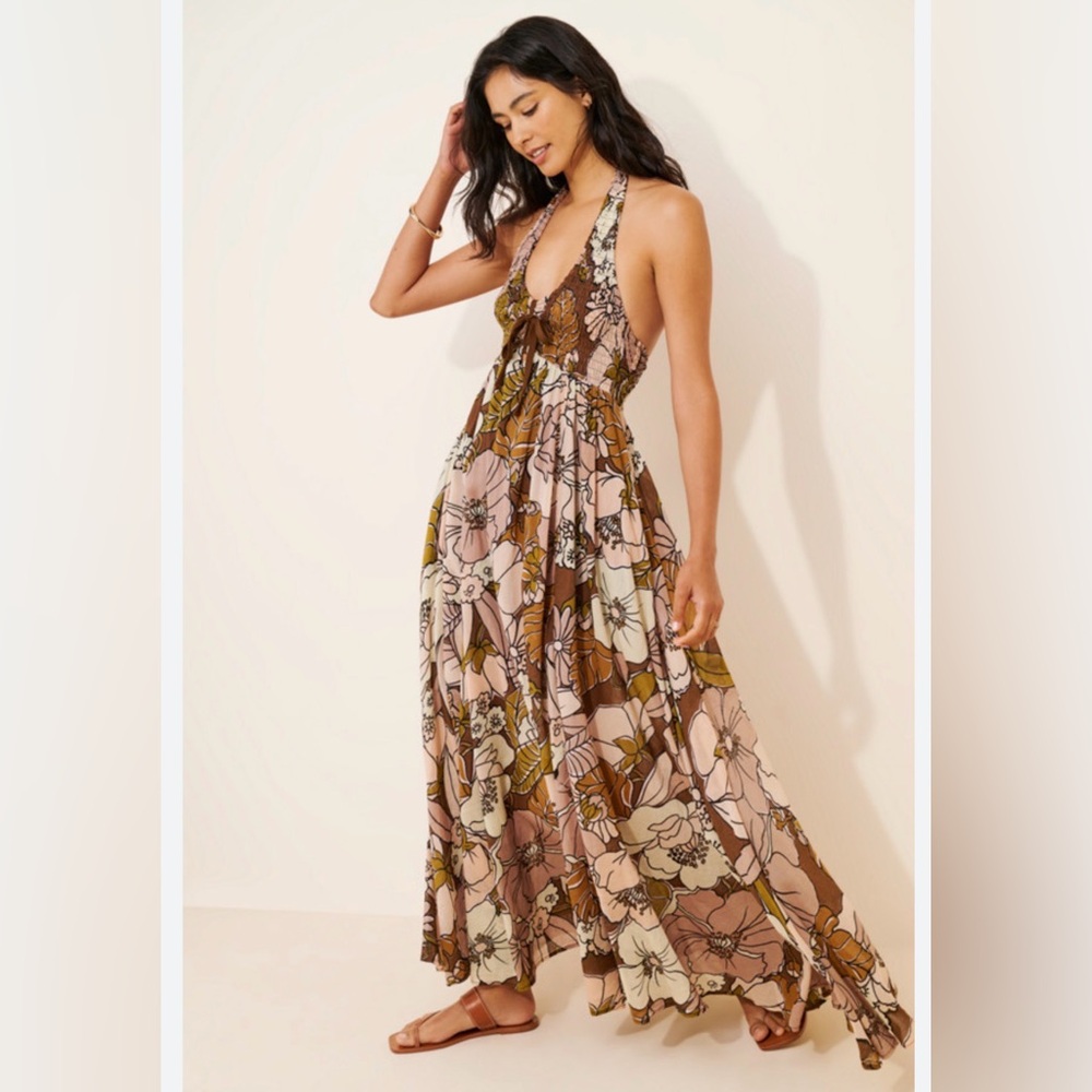Free People, Bayside Florals Maxi Dress
